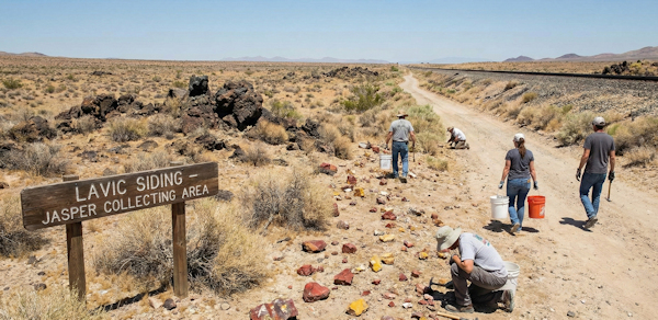 Lavic Siding Desert Landscape
